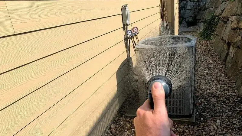 outdoor condenser coil