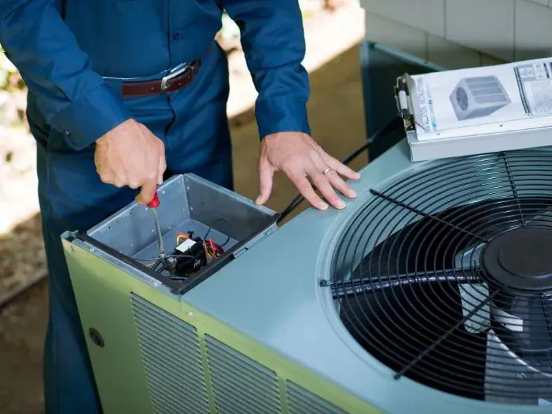 adjusting settings of a condenser